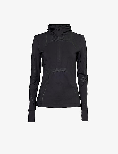 ADIDAS BY STELLA MCCARTNEY: Zip-through stretch-recycled polyester jacket