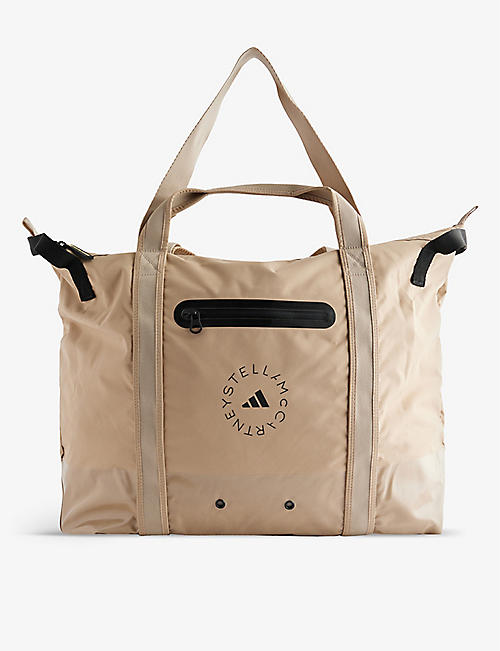ADIDAS BY STELLA MCCARTNEY: Logo-print recycled-polyester tote bag