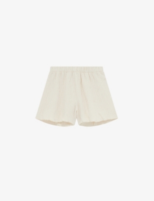 IRO: Horoni jacquard cotton-blend shorts