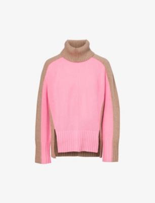 ME AND EM: Turtleneck relaxed-fit wool and cashmere-blend knitted jumper