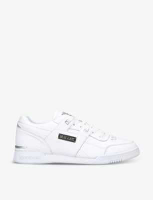 MALLET: Mallet x Reebok brand-patch leather low-top trainers