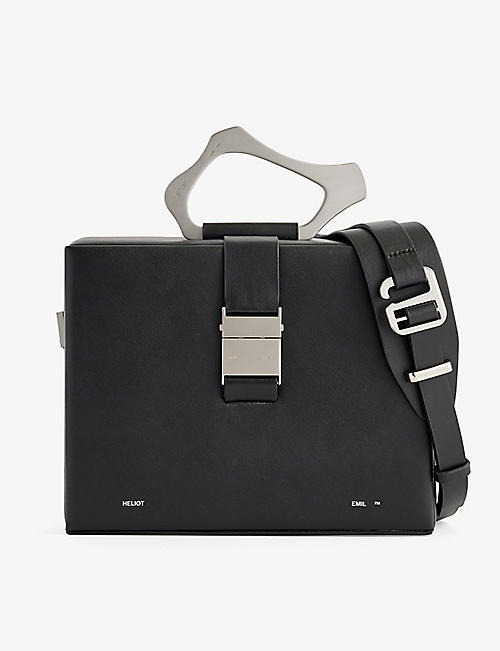 HELIOT EMIL: Excluse leather top-handle bag