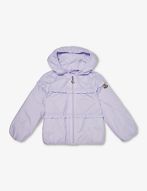 MONCLER: Hiti brand-patch shell jacket 3-36 months