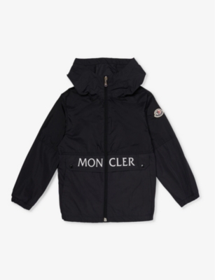 MONCLER: Joly brand-patch shell jacket 8-14 years