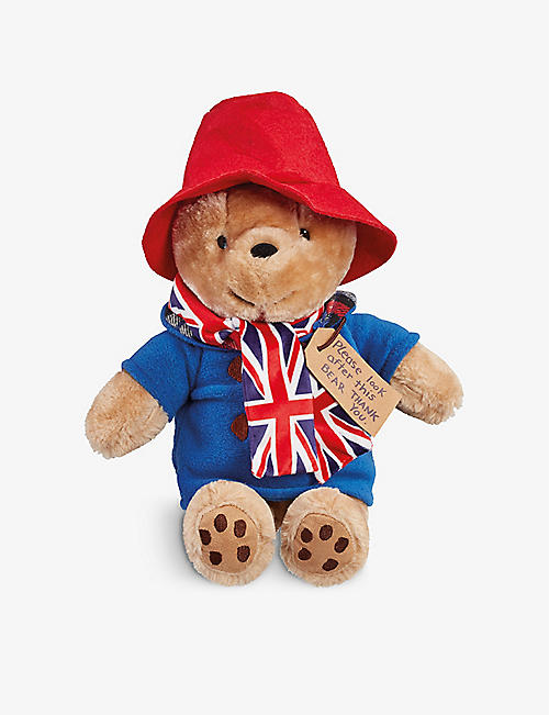 PADDINGTON BEAR: Paddington Union Jack teddy bear toy