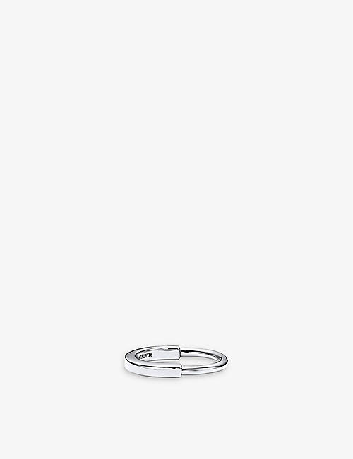 TIFFANY & CO: Tiffany Lock 18ct white-gold ring
