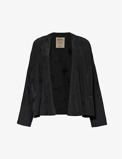 UMA WANG: Klarke floral-pattern woven jacket