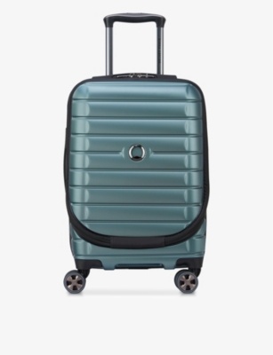 DELSEY: Shadow 5.0 4-wheel expandable polypropylene hard cabin suitcase 55cm