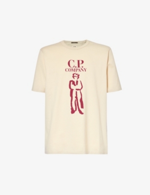 CP COMPANY: British Sailor branded-print cotton-jersey T-shirt
