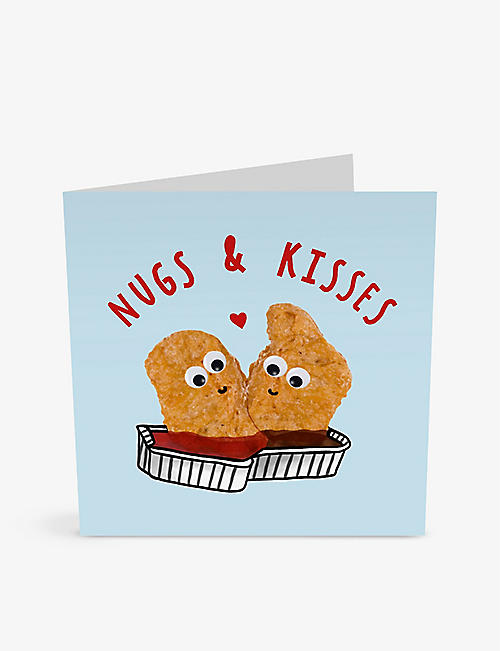 CENTRAL 23: Nugs And Kisses Ketchup anniversary card 14.7cm x 14.7cm