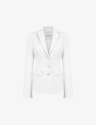 HOUSE OF CB: Sariah notched-lapels stretch-woven blazer