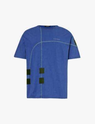 A COLD WALL: Intersect logo-embroidered cotton-jersey T-shirt