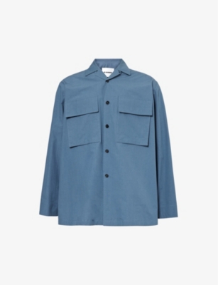 JIL SANDER: Flap-pocket regular-fit cotton shirt