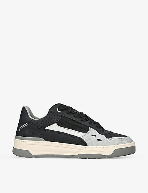 FILLING PIECES: Ave Top leather low-top trainers