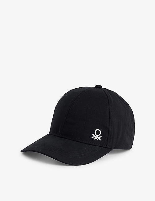 BENETTON: Brand-print adjustable cotton baseball cap