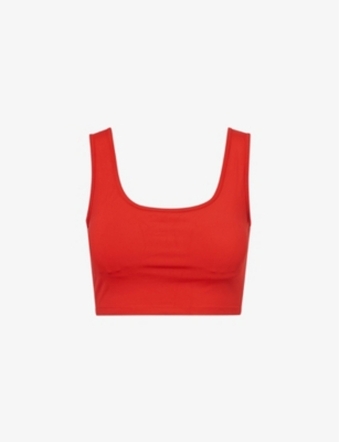 ADANOLA: Ultimate square-neck stretch-woven sport bra