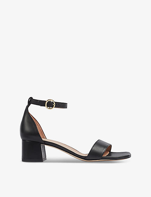 LK BENNETT: Nanette block-heel leather sandals