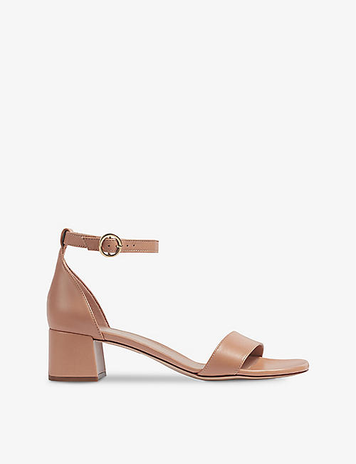 LK BENNETT: Nanette low-heel leather sandals