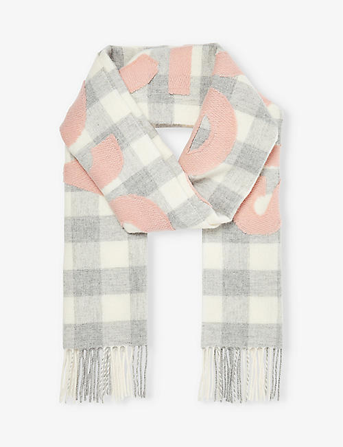ACNE STUDIOS: Veda wool-blend scarf