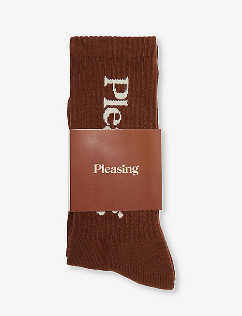 PLEASING: The Pleasing Sock stretch organic cotton-blend socks