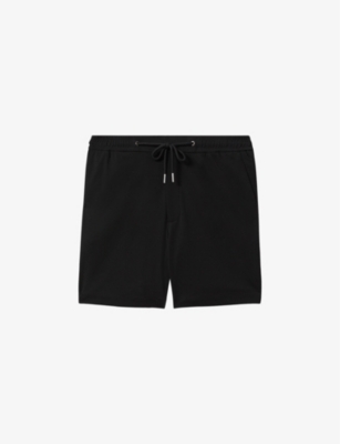 REISS: Newmark elasticated-waist slim-fit stretch-woven shorts