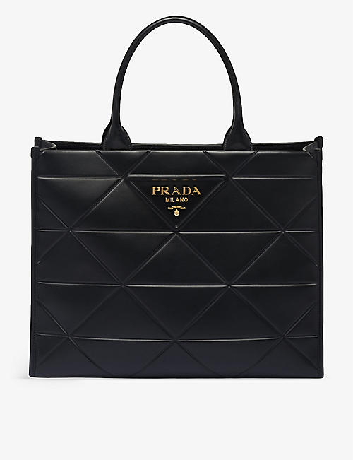 PRADA: Prada Symbole large leather top-handle bag
