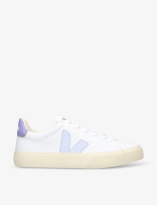VEJA: Women's Campo logo-embroidered canvas low-top trainers