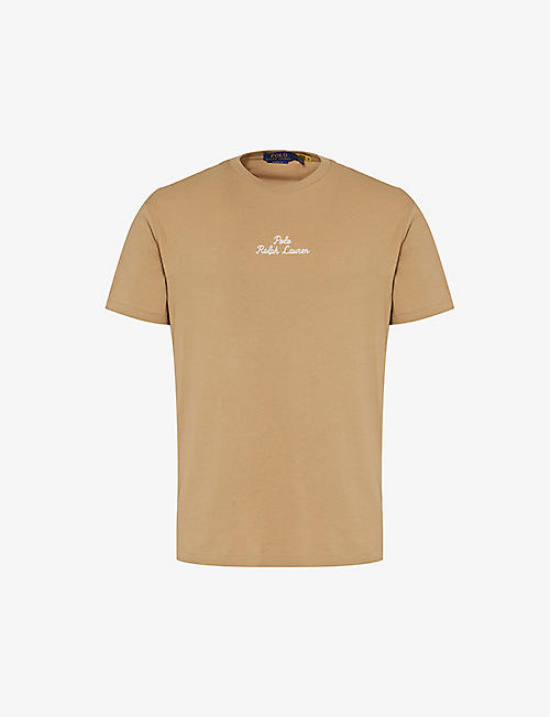 POLO RALPH LAUREN: Logo-print short-sleeve cotton-jersey T-shirt