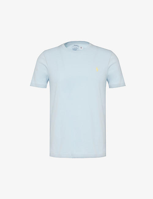 POLO RALPH LAUREN: Brand-embroidered short-sleeve cotton-jersey T-shirt
