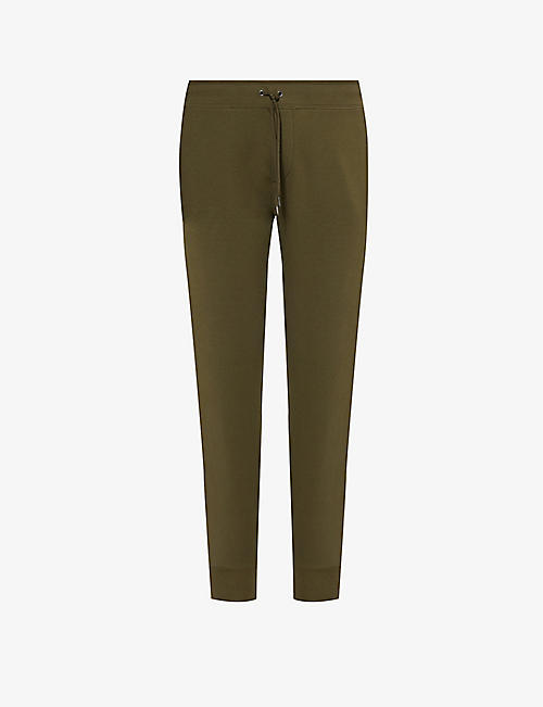 POLO RALPH LAUREN: Brand-embroidered regular-fit cotton and recycled-polyester jogging bottoms