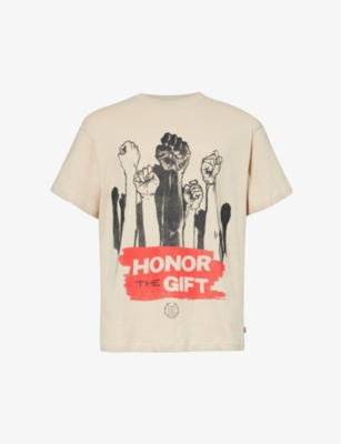 HONOR THE GIFT: A Spring Dignity graphic-print cotton-jersey T-shirt