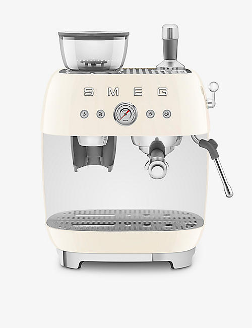 SMEG: EGF03WHUK Espresso coffee machine and grinder