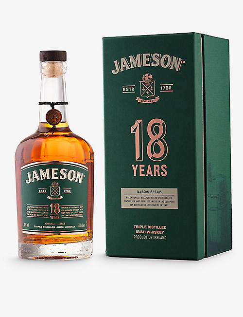 JAMESON: Jameson 18 Years Irish whiskey 700ml