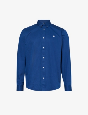 CARHARTT WIP: Madison brand-embroidered cotton-twill shirt