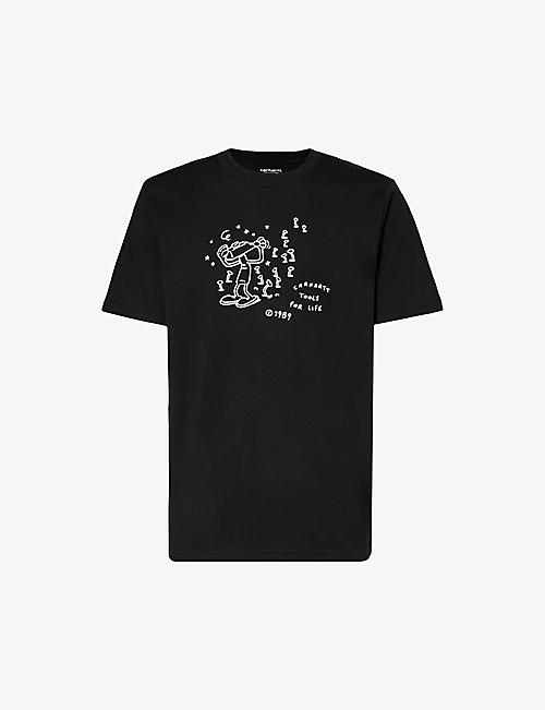 CARHARTT WIP: Tools For Life graphic-print organic cotton-jersey T-shirt