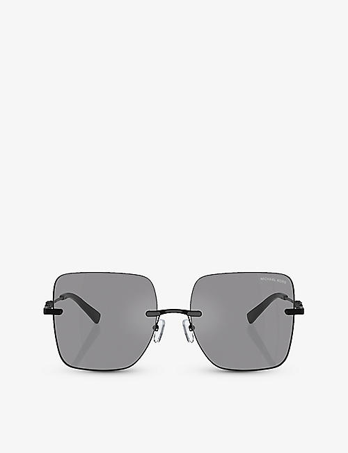 MICHAEL KORS: MK1150 Quebec square-frame metal sunglasses
