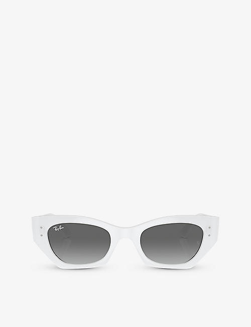 RAY-BAN: RB4430 Zena irregular-frame acetate sunglasses