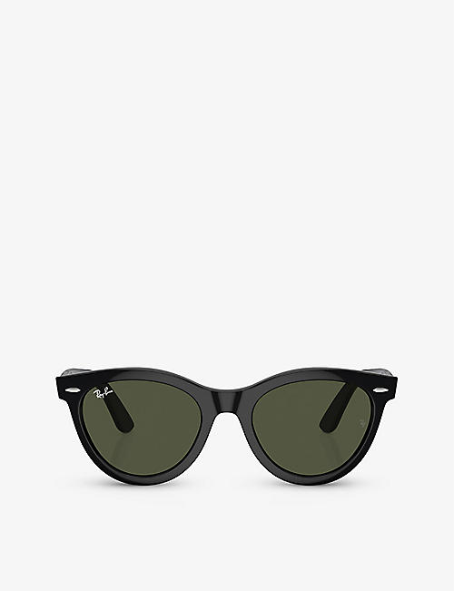 RAY-BAN: RB2241 round-frame acetate sunglasses