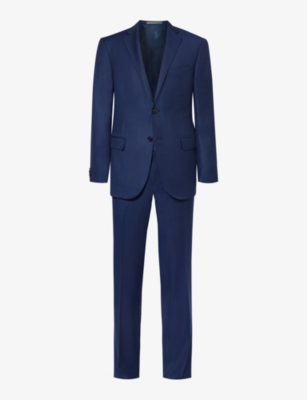 CORNELIANI: Birdeye notched-lapel regular-fit wool suit