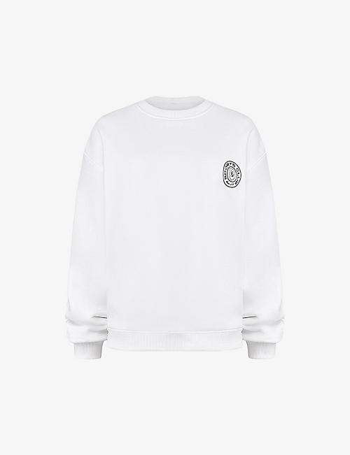 HOUSE OF CB: Haze logo-print cotton sweatshirt