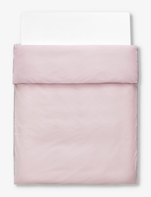 HAY: Outline contrast-trim organic-cotton duvet cover 220cm x 225cm