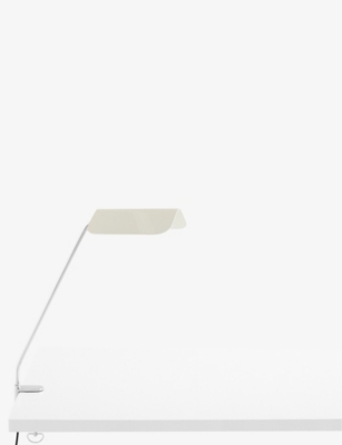 HAY: Apex folded-shade steel clip lamp 27.4cm
