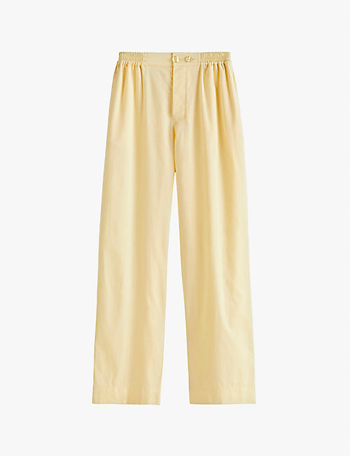 HAY: Outline contrast-trim organic-cotton pyjama trousers