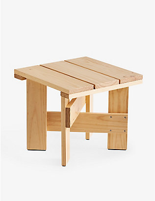 HAY: HAY x&nbsp;Rietveld Originals Crate low square wooden table 40cm
