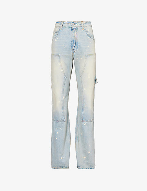 B1 ARCHIVE: Carpenter faded straight-leg jeans