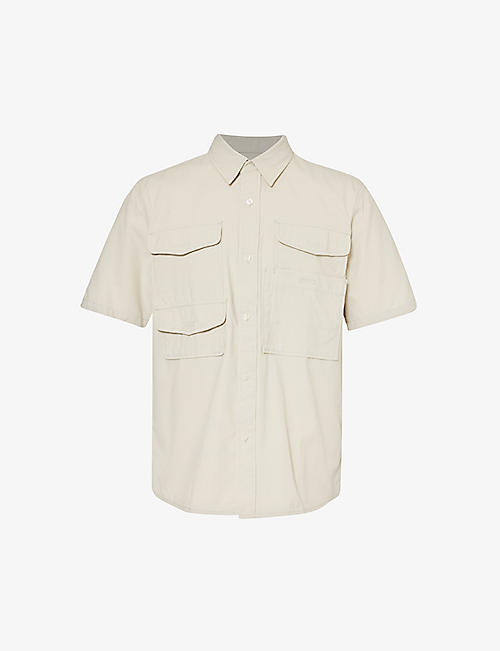 BARBOUR: Safari patch-pocket regular-fit shell shirt