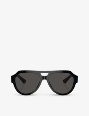 DOLCE & GABBANA: DG4466 square-frame nylon sunglasses