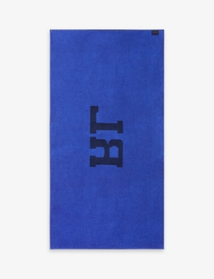 RALPH LAUREN HOME: Iris signature organic-cotton beach towel 100cm x 170cm