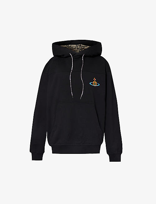 VIVIENNE WESTWOOD: Fresh logo-embroidered cotton-jersey hoody