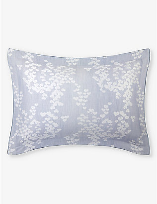 YVES DELORME: Estampe Oxford king organic-cotton pillowcase 50cm x 90cm
